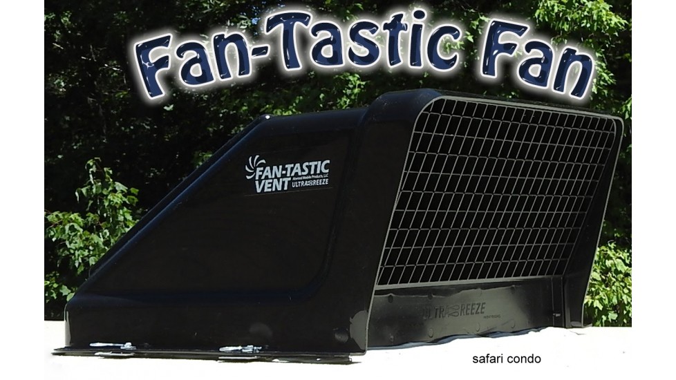 Dometic Fantastic Fan Ultra Breeze Roof Vent Cover, Black
