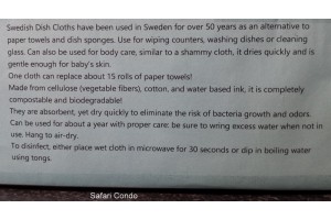 Sponge Cloth / Eco-friendly Swedish Cloth
